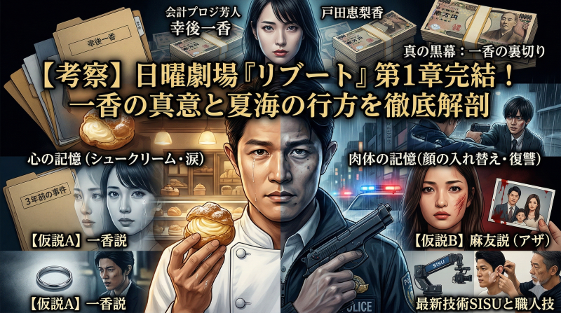 『リブート』“2人の儀堂”の撮影の裏側にSNS驚愕「すご！！」「やばすぎない？」